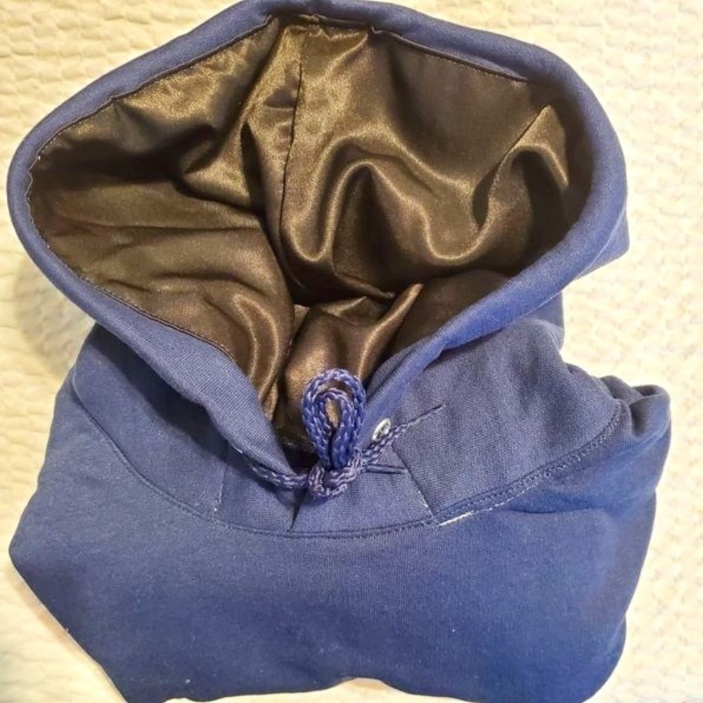 NWT Satin Lined Hoodie Sweatshirt. Custom Color Combos.